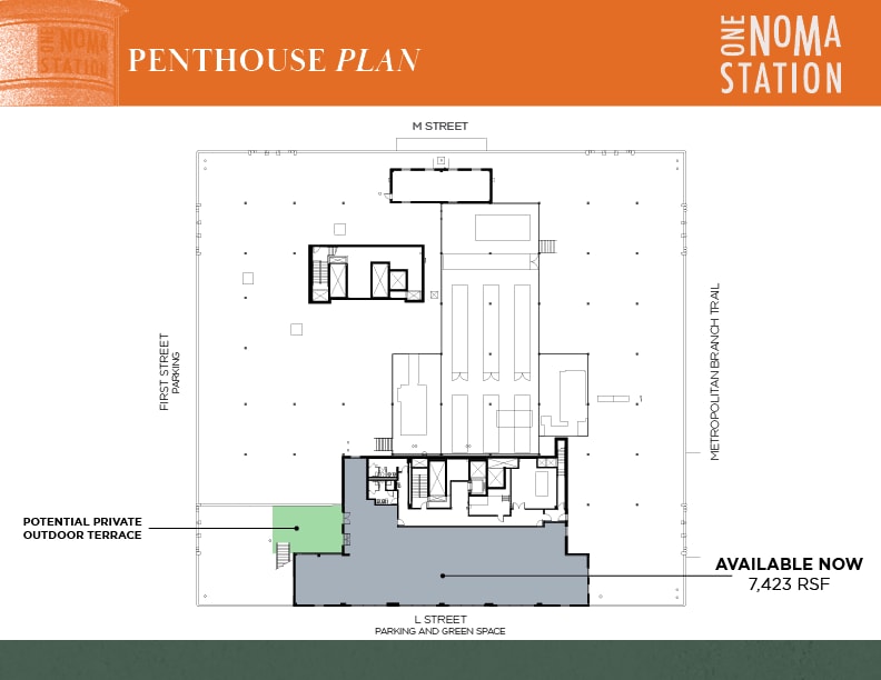 131 M St NE, Washington, DC à louer Plan d’étage– Image 1 sur 1