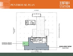 131 M St NE, Washington, DC à louer Plan d’étage– Image 1 sur 1