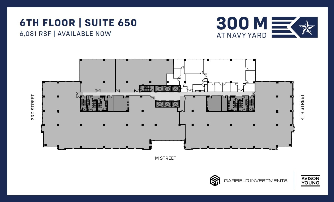 300 M St SE, Washington, DC à louer Plan d’étage– Image 1 sur 1