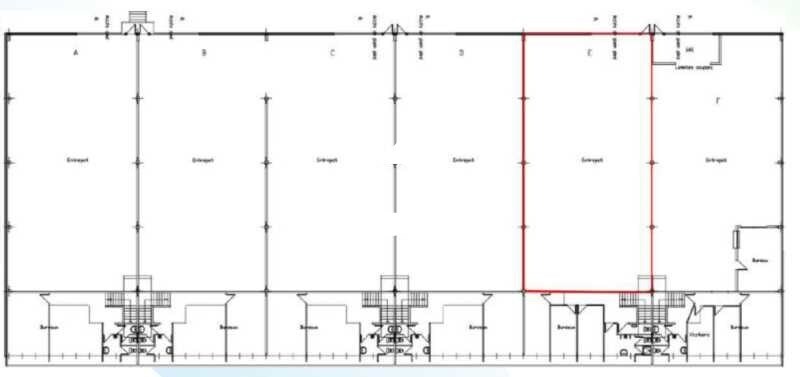 Local d’activités dans Aulnay-sous-Bois à louer - Plan d’étage – Image 2 sur 2