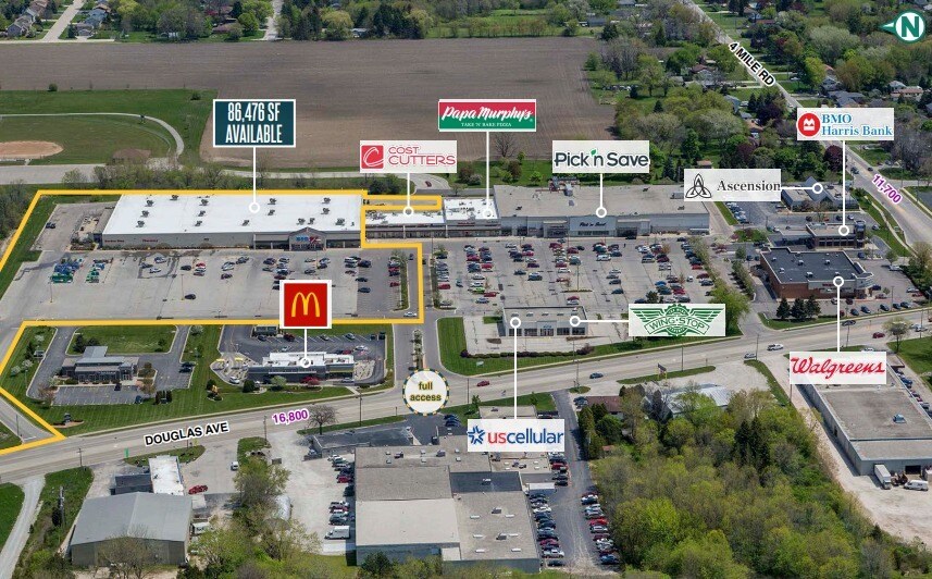 5141 Douglas Ave, Caledonia, WI à vendre - Aérien – Image 3 sur 4