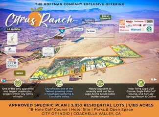 Plus de détails pour 02 Dillon Rd, Indio, CA - Terrain à vendre