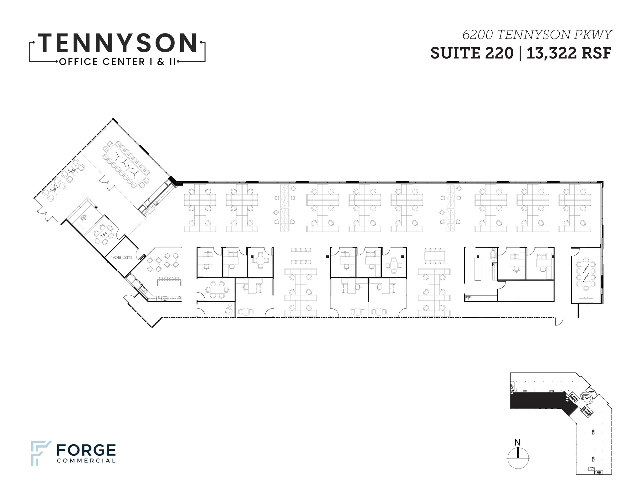 6100 Tennyson Pky, Plano, TX à louer Plan d’étage– Image 1 sur 1