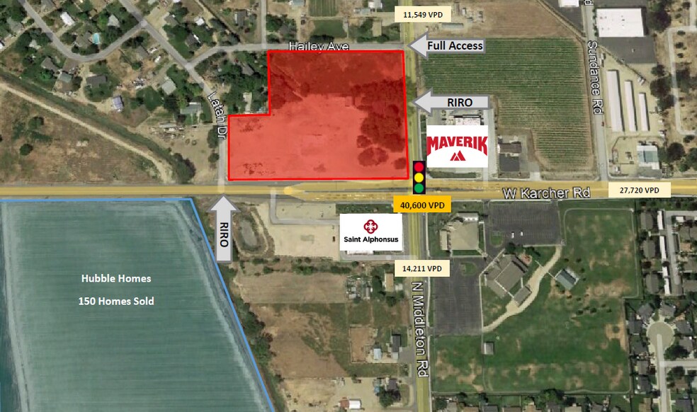 2321 N Middleton Rd, Nampa, ID à louer - Aérien – Image 2 sur 4