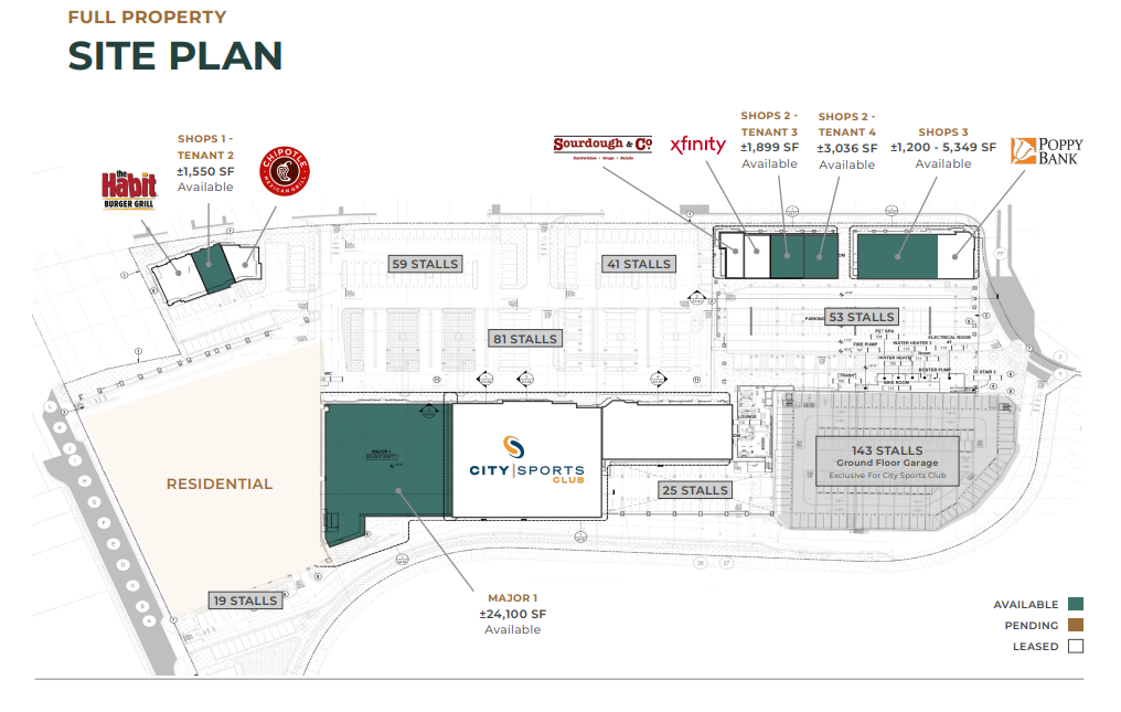 22335 Foothill Blvd, Hayward, CA à louer Plan de site– Image 1 sur 1