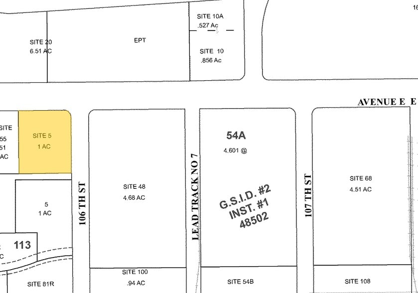 2730 E Avenue E, Arlington, TX à vendre - Plan cadastral – Image 3 sur 6
