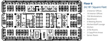 237 4th Ave SW, Calgary, AB à louer Plan d’étage– Image 1 sur 1