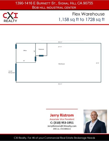 1390 E Burnett St, Signal Hill, CA à louer - Plan d’étage – Image 2 sur 25