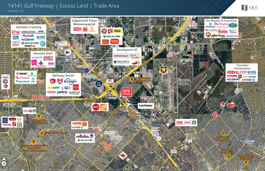 14141 Gulf Fwy, Houston, TX à vendre - Aérien – Image 3 sur 3