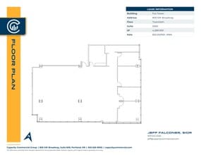 805 SW Broadway, Portland, OR à louer Plan de site– Image 1 sur 1