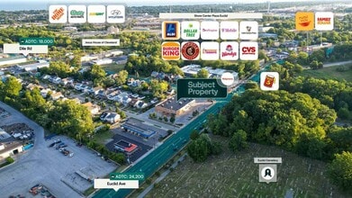 20485 Euclid Ave, Euclid, OH - Vue aérienne  vue de carte