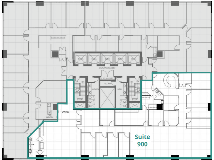 734 7th Ave SW, Calgary, AB à louer Plan d’étage– Image 1 sur 1