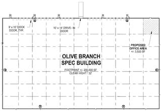 Ridgeway Industrial, Olive Branch, MS à louer Plan d’étage– Image 1 sur 1
