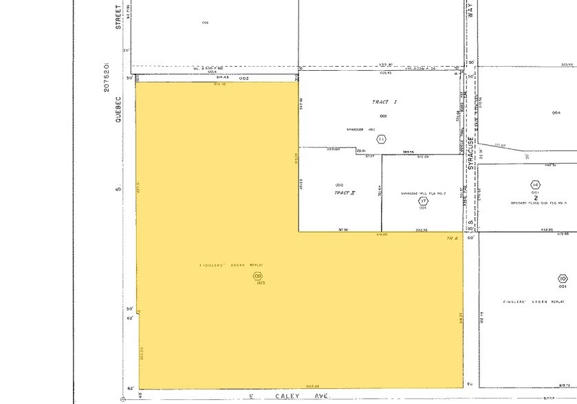 6200 S Quebec St, Greenwood Village, CO à louer - Plan cadastral – Image 2 sur 12