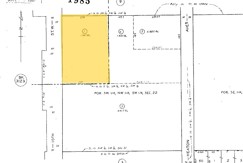 43860 10th Street W, Lancaster, CA à louer - Plan cadastral – Image 2 sur 5