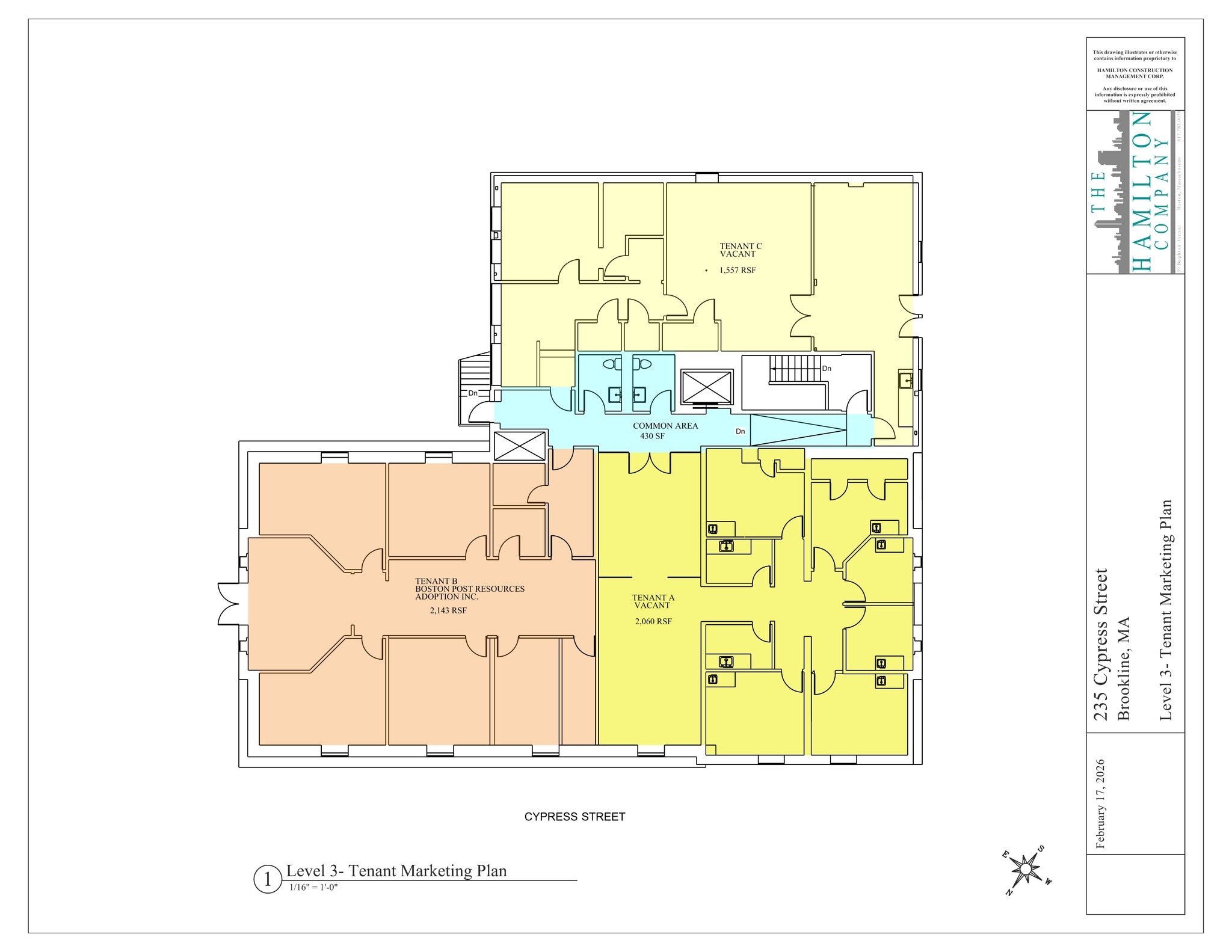 235-237 Cypress St, Brookline, MA à louer Plan de site– Image 1 sur 1