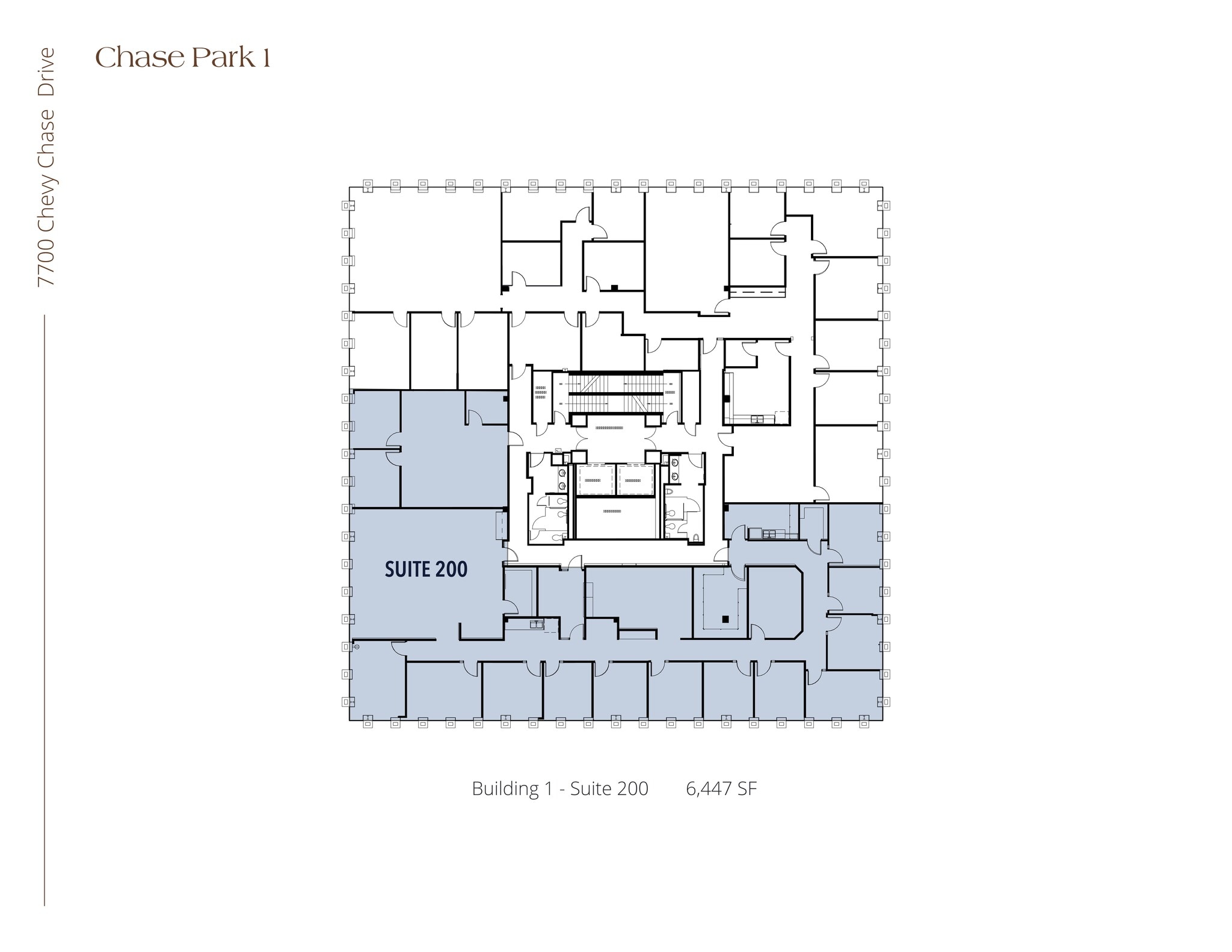 7700 Chevy Chase Dr, Austin, TX à louer Plan de site– Image 1 sur 1