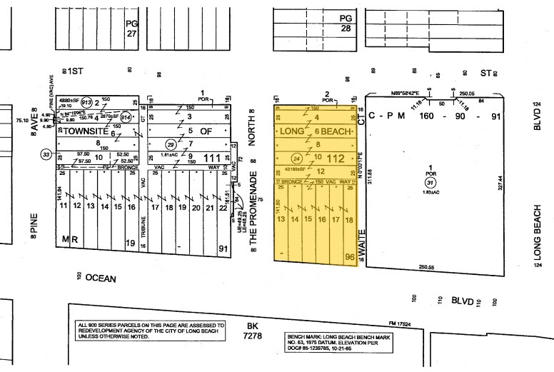 211 E Ocean Blvd, Long Beach, CA à louer - Plan cadastral – Image 2 sur 32