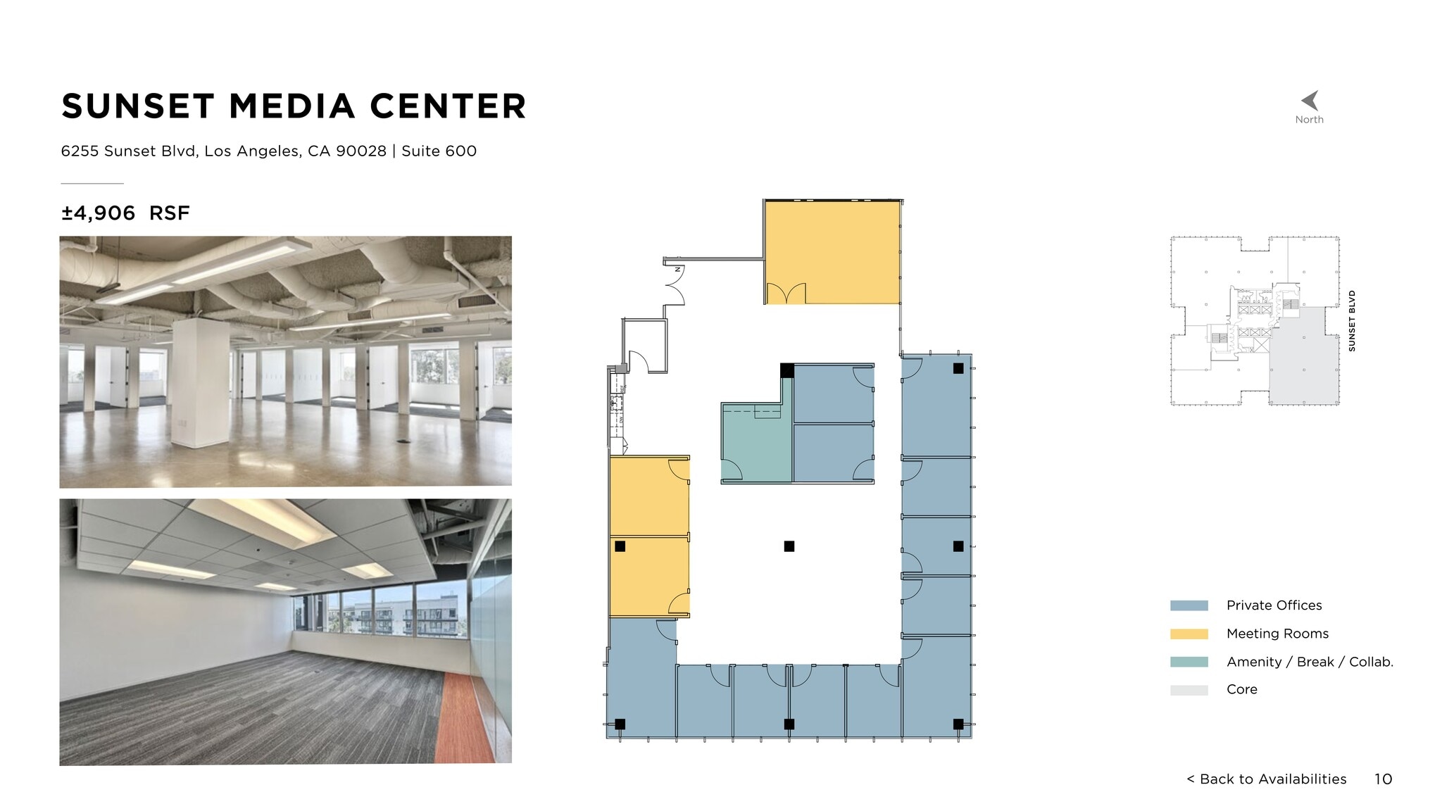 6255 W Sunset Blvd, Los Angeles, CA à louer Plan de site– Image 1 sur 1