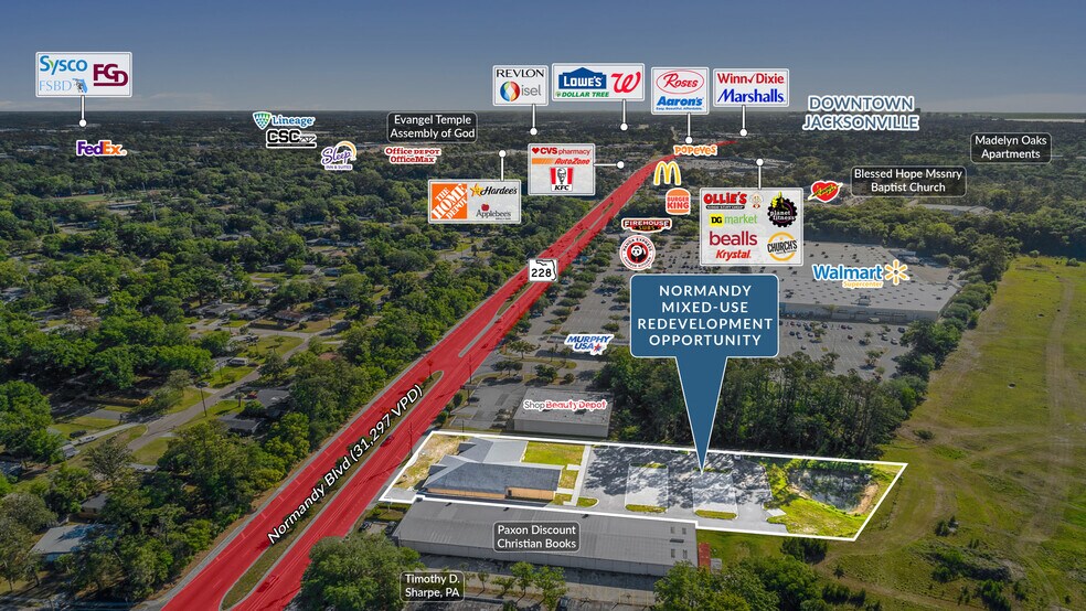 7002 Normandy Blvd, Jacksonville, FL à vendre - Photo de l’immeuble – Image 3 sur 5