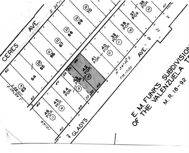 760 Gladys Ave, Los Angeles, CA à louer - Plan cadastral – Image 3 sur 8