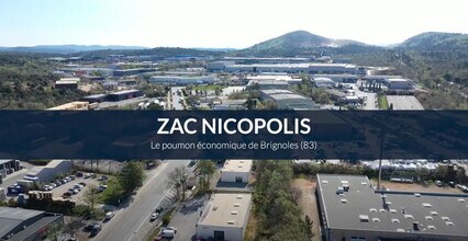 Brignoles, VAR - VUE AÉRIENNE vue de carte