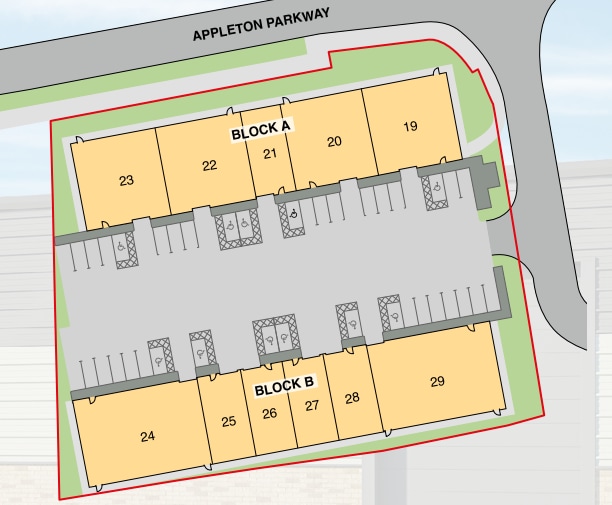 24-29 Appleton Pky, Livingston à louer Plan de site– Image 1 sur 1
