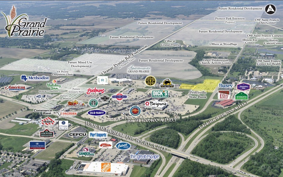 W American Prairie Dr @ N Orange Prairie Dr, Peoria, IL à vendre - Photo principale – Image 1 sur 5