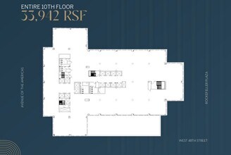 1230 Avenue of the Americas, New York, NY à louer Plan d’étage– Image 1 sur 5