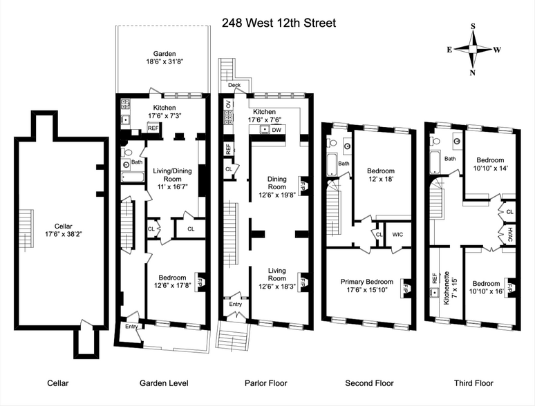248 W 12th St, New York, NY à vendre - Plan d’étage – Image 3 sur 13