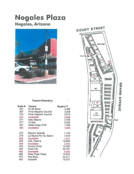 251-492 Grand Court Plaza Dr, Nogales, AZ à louer - Photo de l’immeuble – Image 3 sur 3