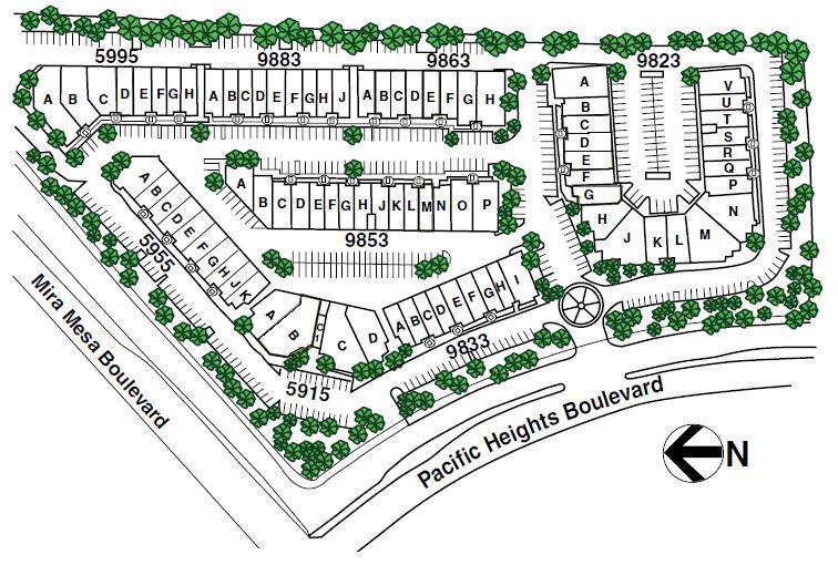 5915 Mira Mesa Blvd, San Diego, CA à louer - Plan de site – Image 3 sur 23