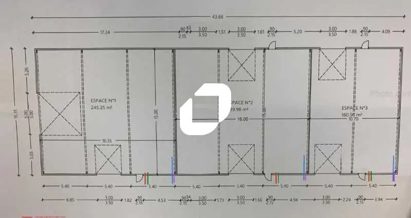 Local d’activités dans Gujan-Mestras à louer - Plan d’étage – Image 3 sur 3