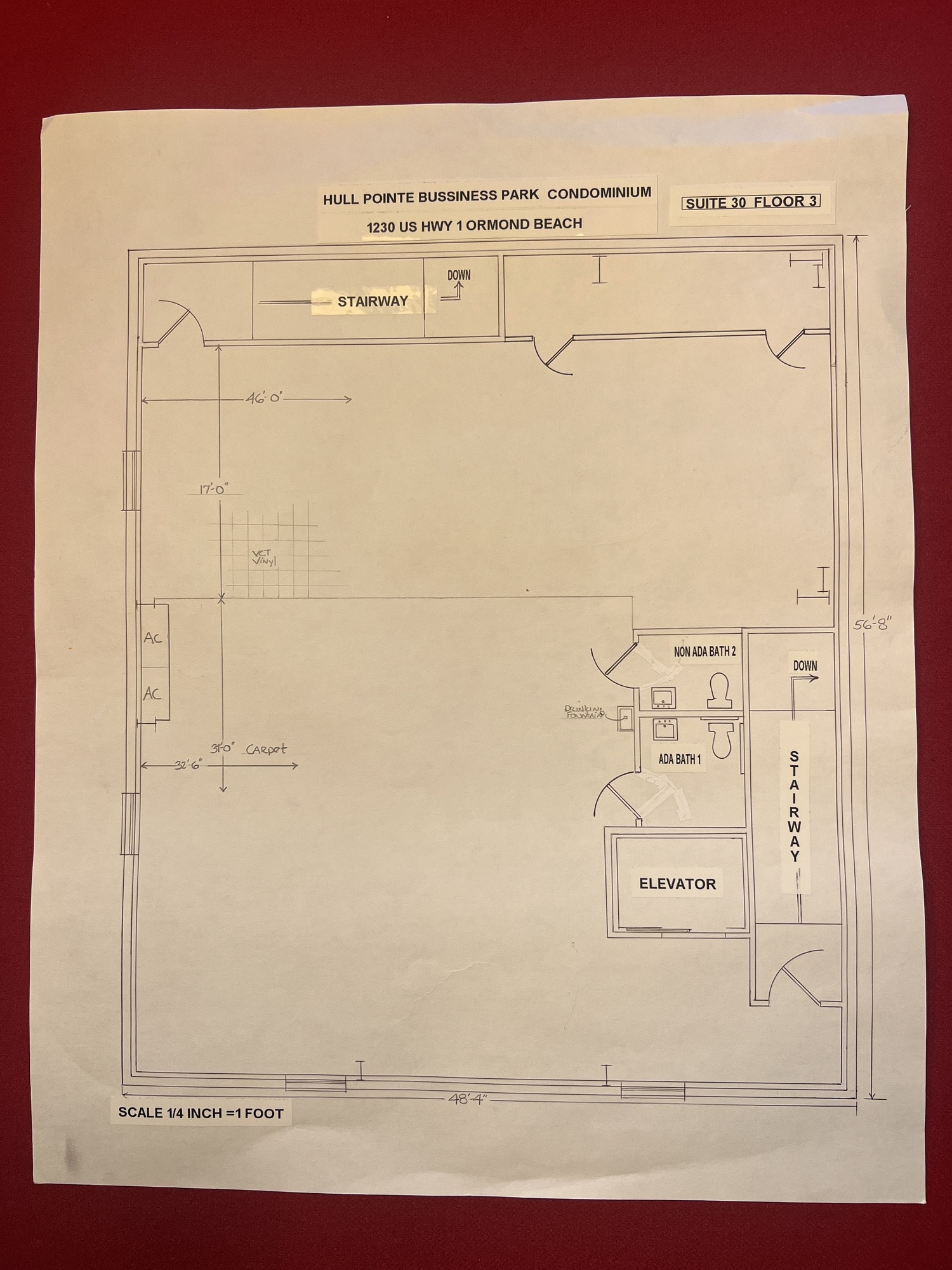 1230 N US Highway 1, Ormond Beach, FL à louer Plan d’étage– Image 1 sur 1