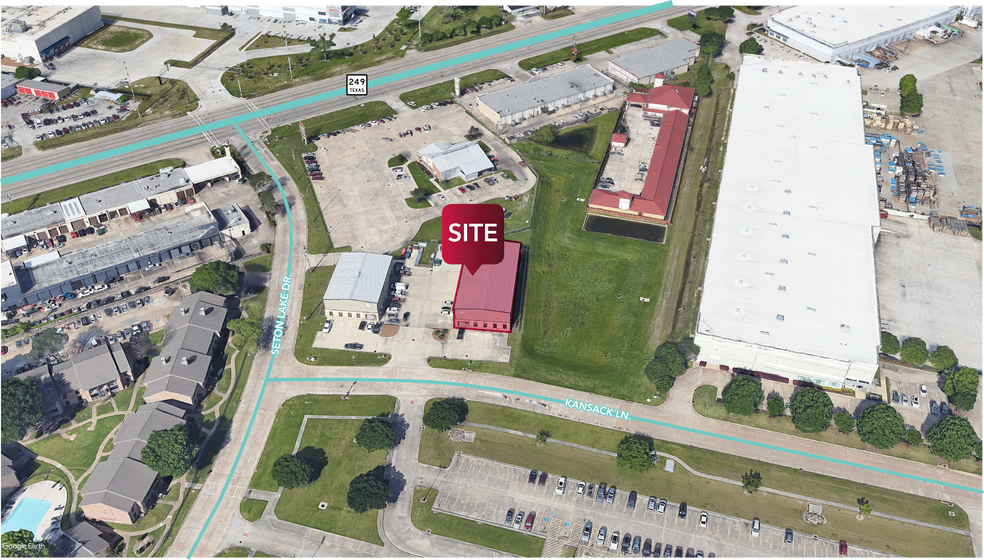 10411 Kansack Ln, Houston, TX à louer - Aérien – Image 3 sur 9