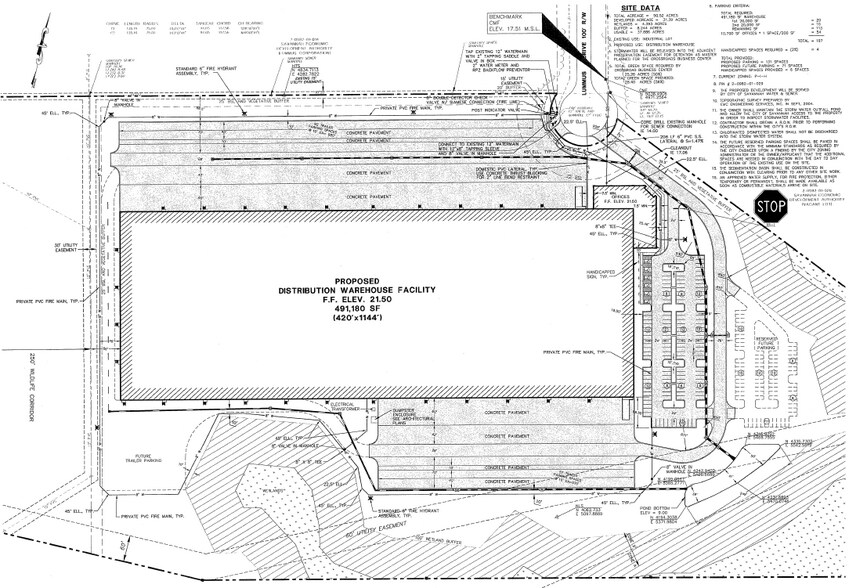 50 Innovation Dr, Savannah, GA à louer - Plan de site – Image 2 sur 8