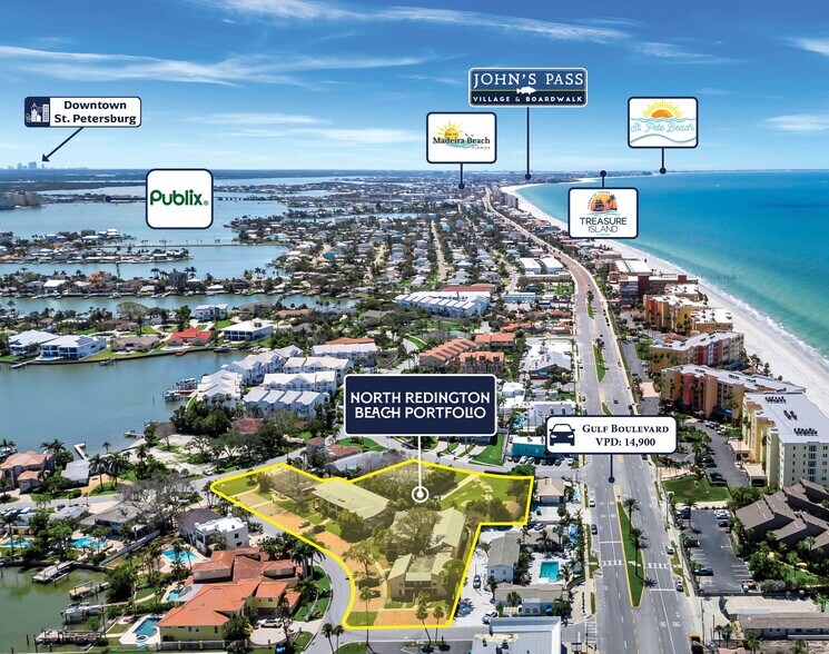 North Redington Beach Portfolio portefeuille de 2 biens à vendre sur LoopNet.fr - Photo de l’immeuble – Image 3 sur 11