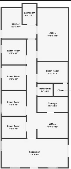 13117 66th St, Largo, FL à louer - Plan d’étage – Image 2 sur 8