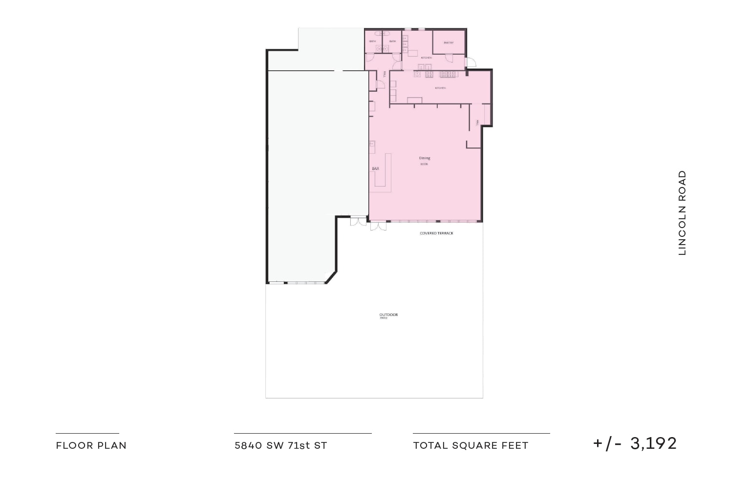 5840 SW 71st St, South Miami, FL à louer Photo de l’immeuble– Image 1 sur 1