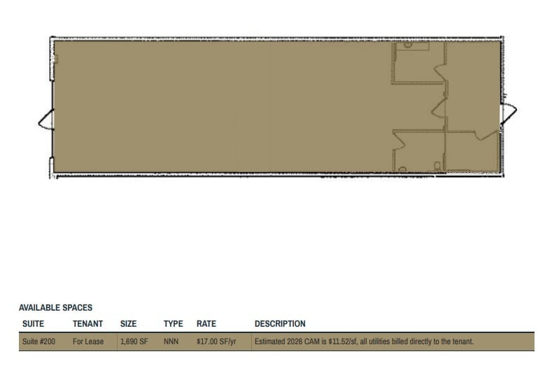 2301 W Division St, Saint Cloud, MN à louer Plan d’étage– Image 1 sur 7
