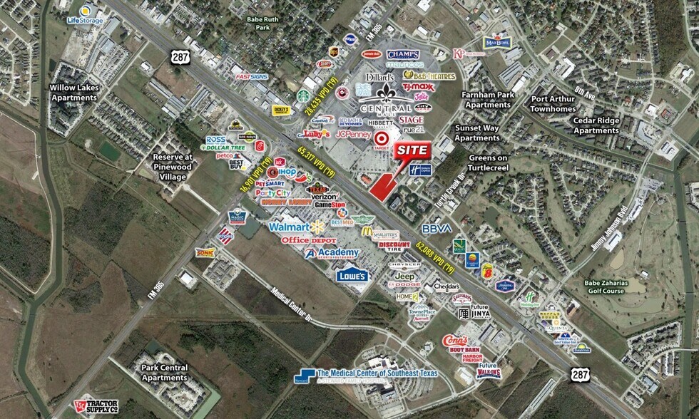 8465 Memorial Blvd, Port Arthur, TX à louer - Aérien – Image 3 sur 3