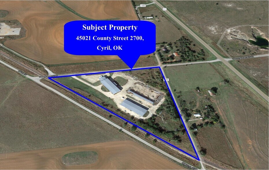 45021 County Street 2700, Cyril, OK à vendre - Photo de l’immeuble – Image 3 sur 11