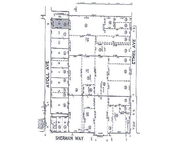 7322-7324 Atoll Ave, North Hollywood, CA à louer - Plan cadastral – Image 2 sur 10