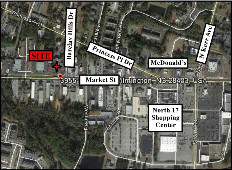 3951-3955 Market St, Wilmington, NC à louer - Photo de l’immeuble – Image 2 sur 2