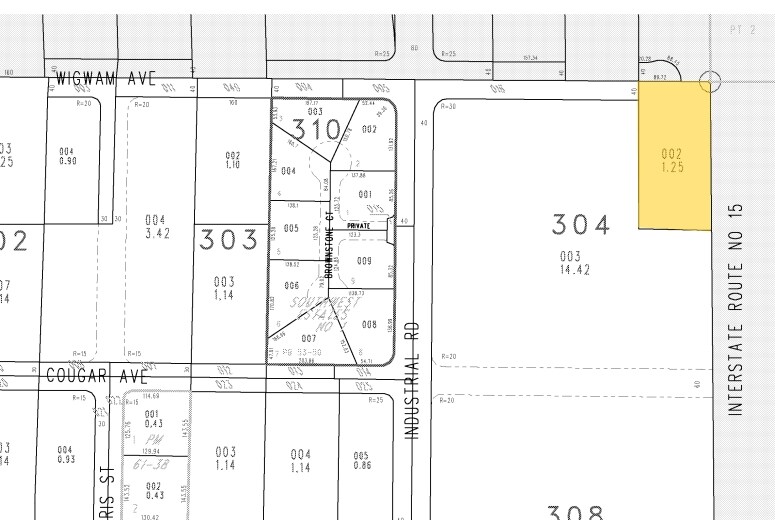 Wigwam Ave, Las Vegas, NV à vendre - Plan cadastral – Image 2 sur 2