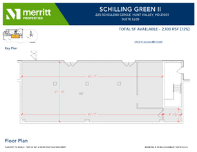 215 Schilling Cir, Hunt Valley, MD à louer Plan d’étage– Image 2 sur 2
