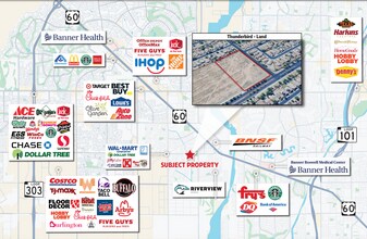 W Thunderbird Road & North 127th Ave, El Mirage, AZ - Vue aérienne  vue de carte