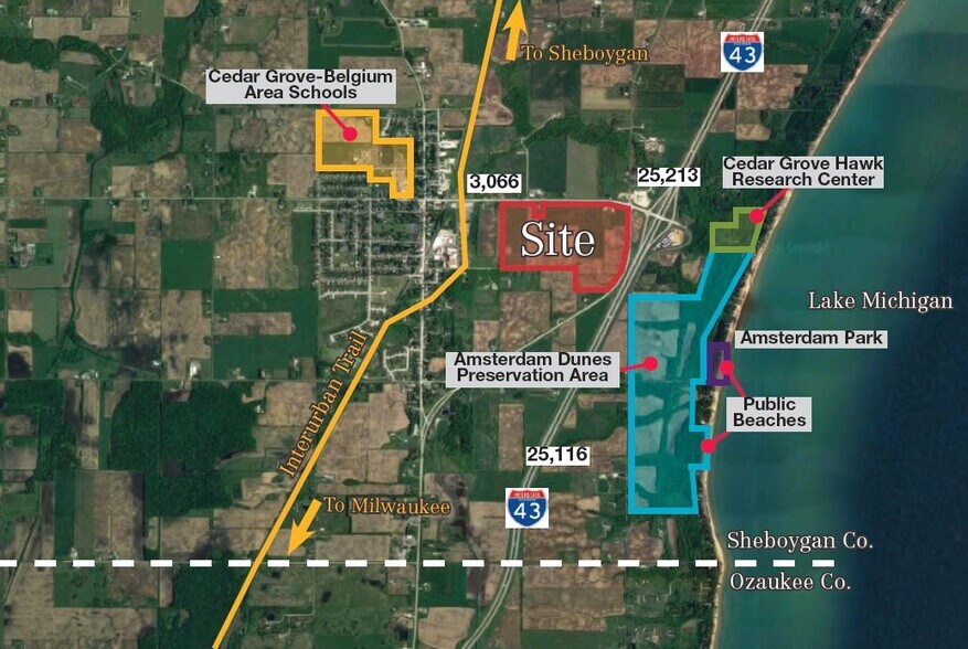 W2141 State Road 32, Cedar Grove, WI à vendre - Photo de l’immeuble – Image 3 sur 12