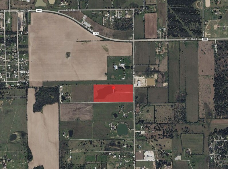 19709 Becker Rd, Hockley, TX à vendre - Aérien – Image 2 sur 3