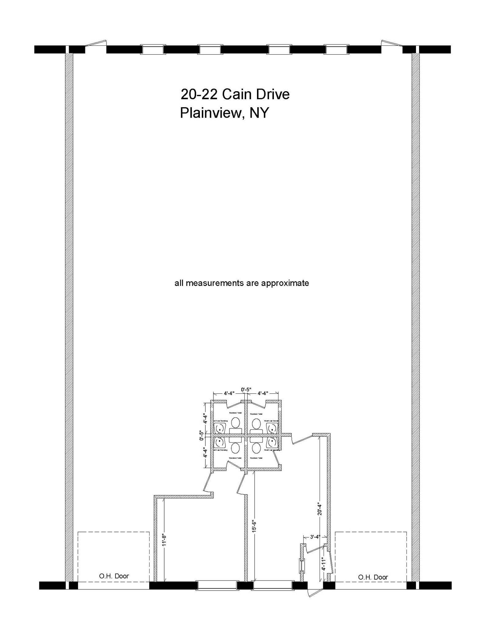 20 Cain Dr, Plainview, NY à louer Plan d’étage– Image 1 sur 9